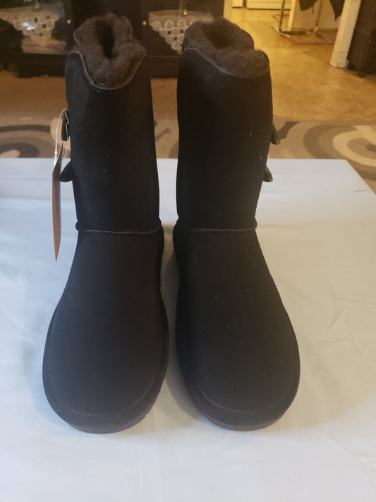 Bearpaw Women's Abigail Boots Size 9 Black "Live Life Comfortably"