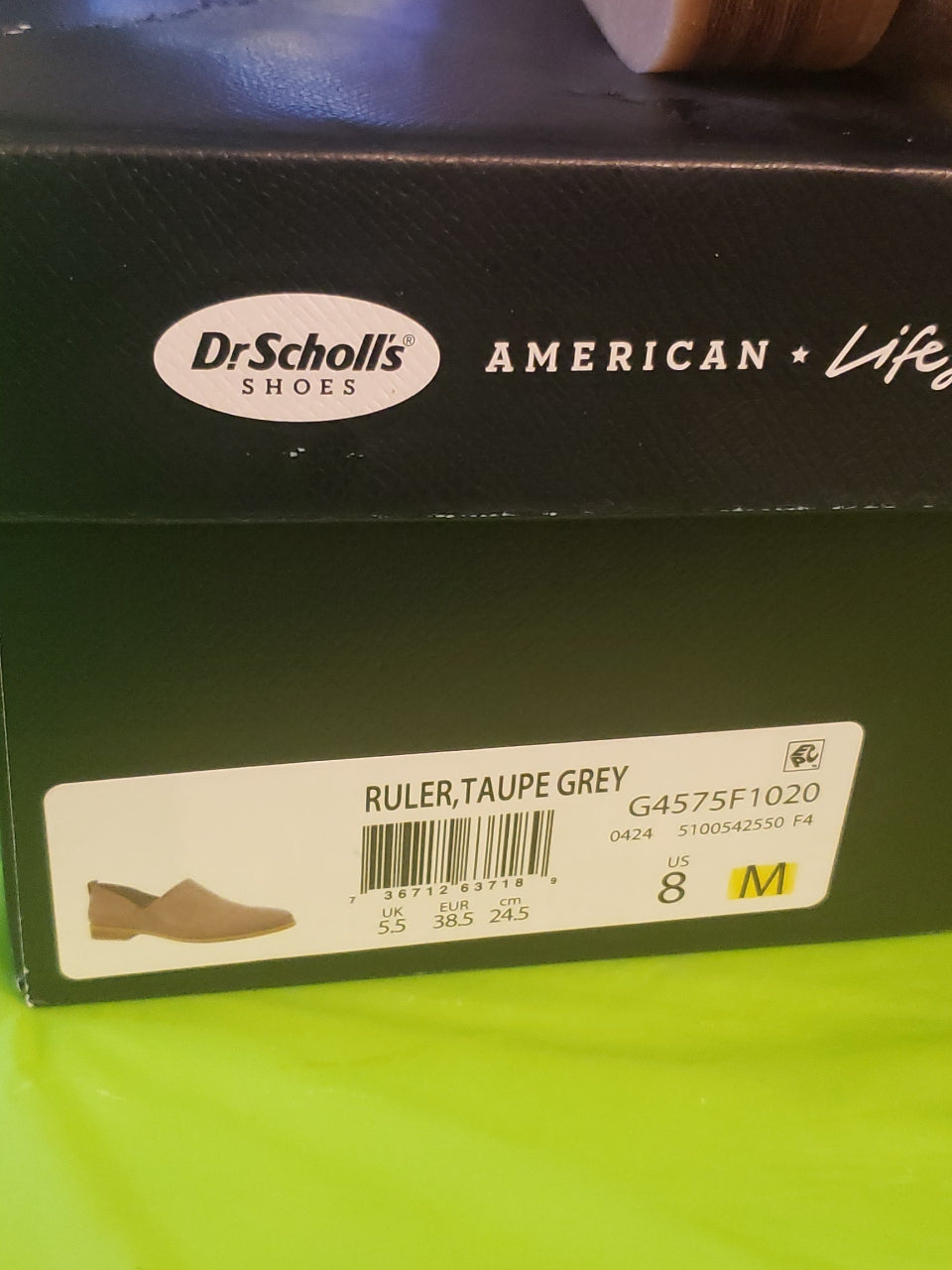 DrScholls's Shoes Women's Ruler, Taupe Grey Size 8 Medium