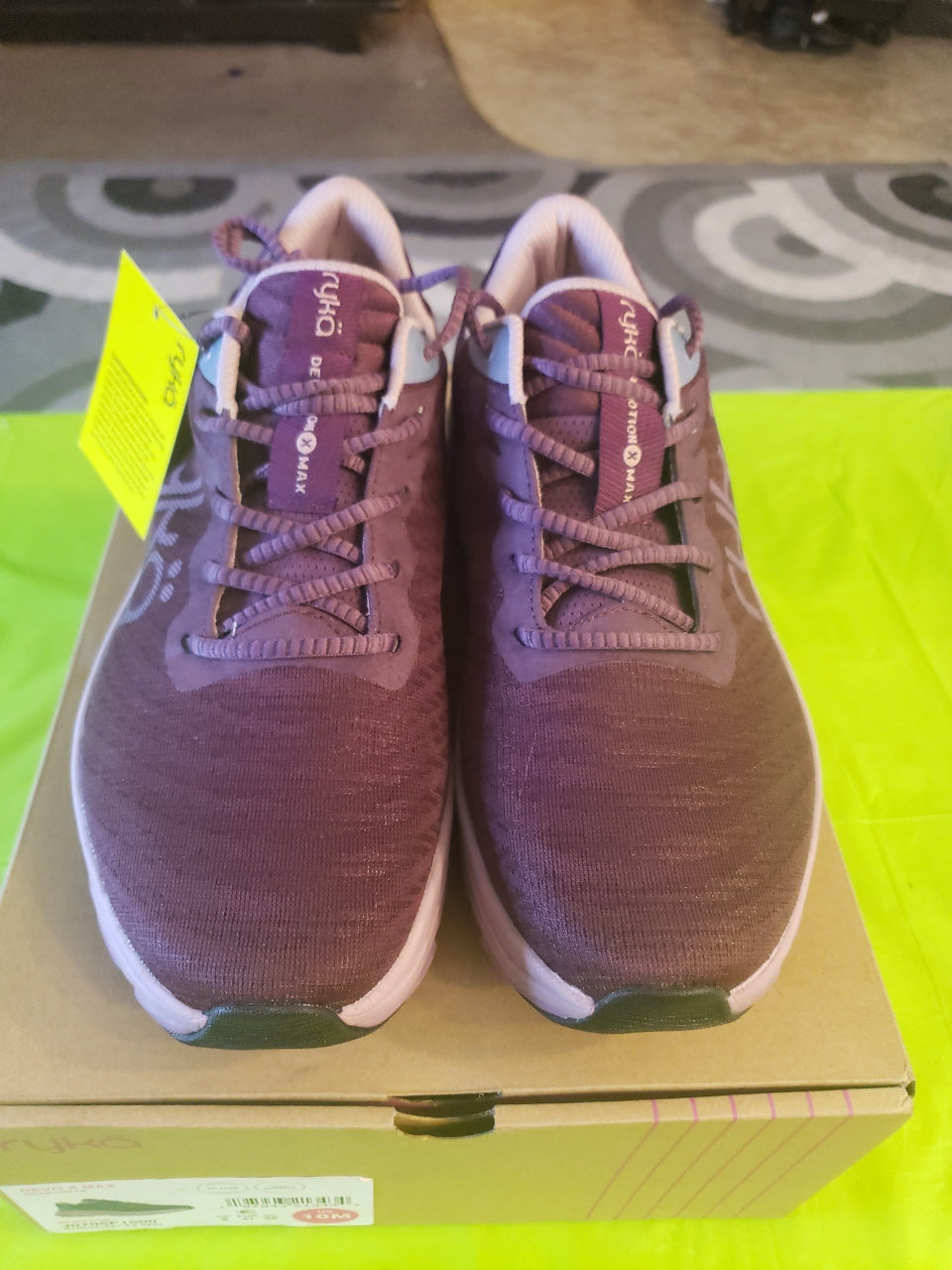 Ryka Devo X Max Richpurple Women's Walking Shoes Size 10 Medium.