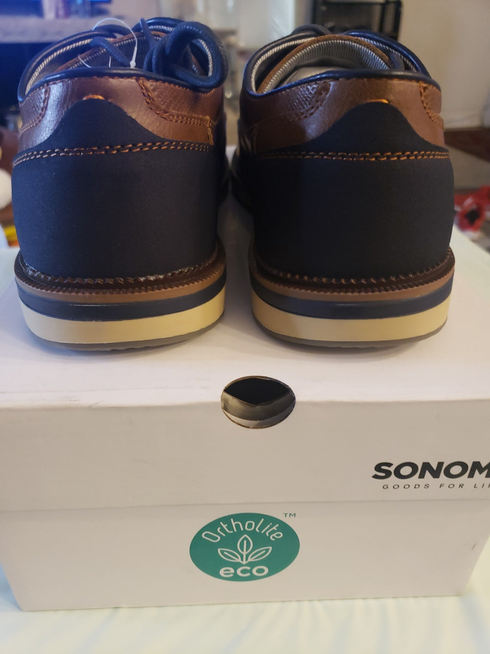 Sonoma Goods For Life Ortholite Eco Men's Freer Cognac Size 9.5